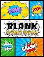 Algopix Similar Product 11 - Blank Comic Book Notebook with Blank