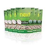 Algopix Similar Product 12 - Next Organics Dried Coconut 6 oz Bag