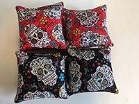 Algopix Similar Product 17 - Sugar Skull Day of the Dead Bean Bag