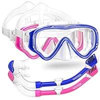 Algopix Similar Product 17 - WACOOL Snorkeling Snorkel Package Set