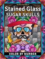 Algopix Similar Product 18 - Stained Glass Sugar Skulls Color by