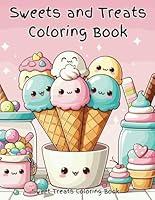 Algopix Similar Product 6 - Sweets and Treats Coloring Book An