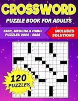 Algopix Similar Product 14 - Crossword Puzzle Book for Adults 120