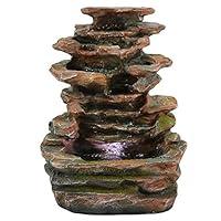 Algopix Similar Product 16 - Sunnydaze Soothing Rock Falls Tabletop