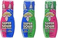 Algopix Similar Product 6 - Warheads Double Drops Liquid Candy 24ct