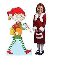 Algopix Similar Product 3 - 3 ft 10 in Christmas Elf Standee