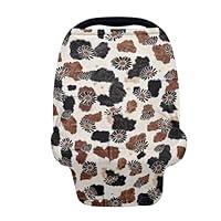 Algopix Similar Product 6 - Wanyint Black Daisy Brown Cow Print