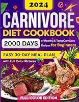 Algopix Similar Product 4 - Carnivore Diet Cookbook 2000 Days of