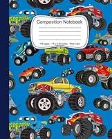 Algopix Similar Product 20 - Monster Truck Composition Notebook