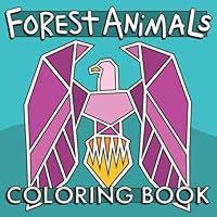 Algopix Similar Product 11 - Forest Animals Coloring Book