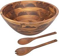 Algopix Similar Product 15 - AIDEA Salad Bowls Wooden Salad Bowls