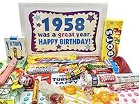 Algopix Similar Product 19 - RETRO CANDY YUM  1958 67th Birthday