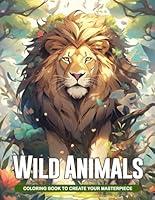 Algopix Similar Product 16 - Wild Animals Coloring Book An Adult