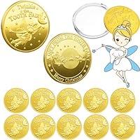 Algopix Similar Product 12 - Tooth Fairy Coins WINDSIUUU 10PCS Lost