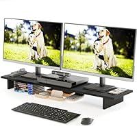 Algopix Similar Product 3 - BAMEOS Dual Monitor Stand for Desk 40