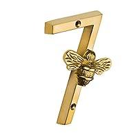 Algopix Similar Product 7 - Bee House Number Sign Cute Metal Bee