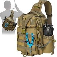 Algopix Similar Product 6 - Piscifun Fishing Tackle Bag with Rod 