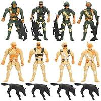 Algopix Similar Product 20 - ONEST 12 Pieces Military Toy Soldiers