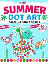 Algopix Similar Product 2 - Hello Summer Dot Art Coloring Book For