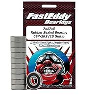 Algopix Similar Product 2 - FastEddy Bearings 7x17x5 Rubber Sealed