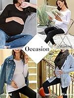 Algopix Similar Product 2 - Ecavus 3Pack Womens Maternity Tunic