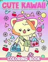 Algopix Similar Product 13 - Cute Kawaii Coloring Book 2 Delightful