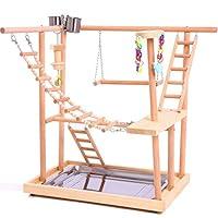 Algopix Similar Product 16 - QBLEEV Wood Parrot Playground Perches