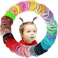 Algopix Similar Product 14 - 200PCS Small Hair TiesNo Crease Baby