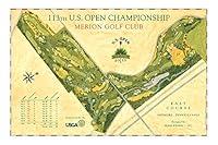 Algopix Similar Product 8 - 2013 US Open Course Map of Merion GC