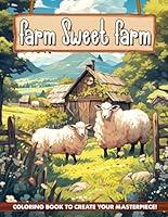 Algopix Similar Product 19 - Farm Sweet Farm Coloring Book Country