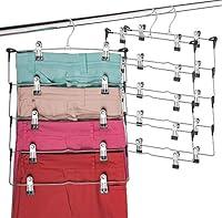 Algopix Similar Product 2 - Zober 5Tier Skirt Hangers with Clips 