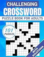 Algopix Similar Product 7 - Challenging Crossword Puzzle Book For