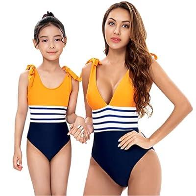 Best Deal for Mommy and Me Swimsuits for Women Girls Family Matching