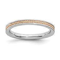 Algopix Similar Product 10 - Stackable Expressions Sterling Silver