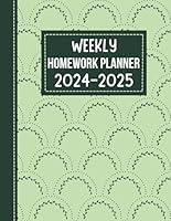 Algopix Similar Product 4 - Weekly Homework Planner 20242025