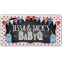 Algopix Similar Product 20 - BabyQ Baby Shower Personalized Banner
