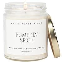 Algopix Similar Product 13 - Sweet Water Decor Pumpkin Spice Candle