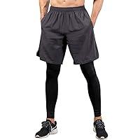 Algopix Similar Product 20 - TOPTIE 2 in 1 Mens Active Running