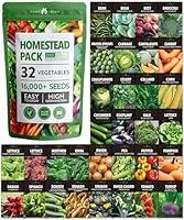 Algopix Similar Product 18 - HOME GROWN 32 Varieties Vegetable 