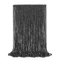 Algopix Similar Product 10 - 50PCS Bead Necklace Black Mardi Gras