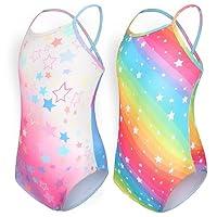 Algopix Similar Product 3 - LUOUSE Girls Bling Bling Swimsuits Two