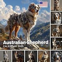 Algopix Similar Product 1 - Australian Shepherd Calendar 2025 365