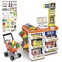 Algopix Similar Product 14 - deAO Pretend Play Grocery Store Kids