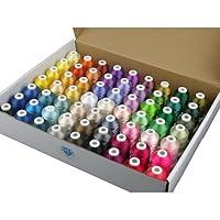 Algopix Similar Product 11 - Simthread 63 Brother Colors Polyester