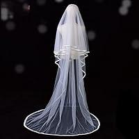 Algopix Similar Product 18 - CKKNILV Bridal Veil with Blusher 2