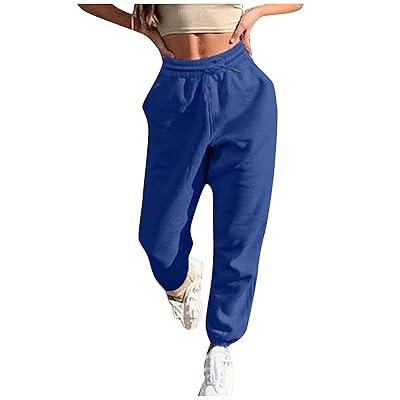 Womens Sweatpants Lounge Comfy High Waist Athletic Trousers