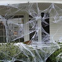 Algopix Similar Product 12 - 90shine 1100 sqft Fake Spider Web