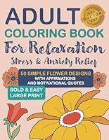 Algopix Similar Product 19 - Coloring Book for Adults Seniors with