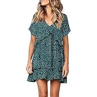 Algopix Similar Product 6 - Qonii Beach Dresses for Women Ruffle