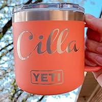 Algopix Similar Product 4 - Custom YETI Tumbler Mug with Name